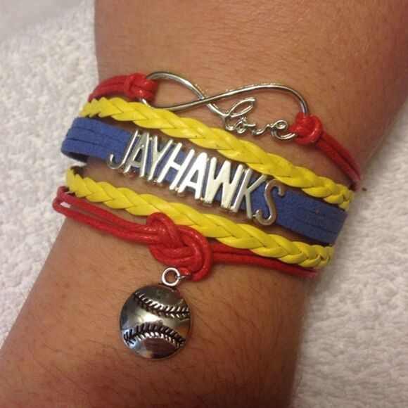 Jayhawks Bracelet  - Picture 1 of 2